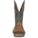 DOUBLE H Boots Double H Men's Phantom Rider Troy Blue Composite Toe Roper Boots DH5357