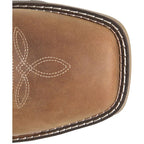 DOUBLE H Boots Double H Men's Phantom Rider Veil Brown Square Toe Work Boots DH5387