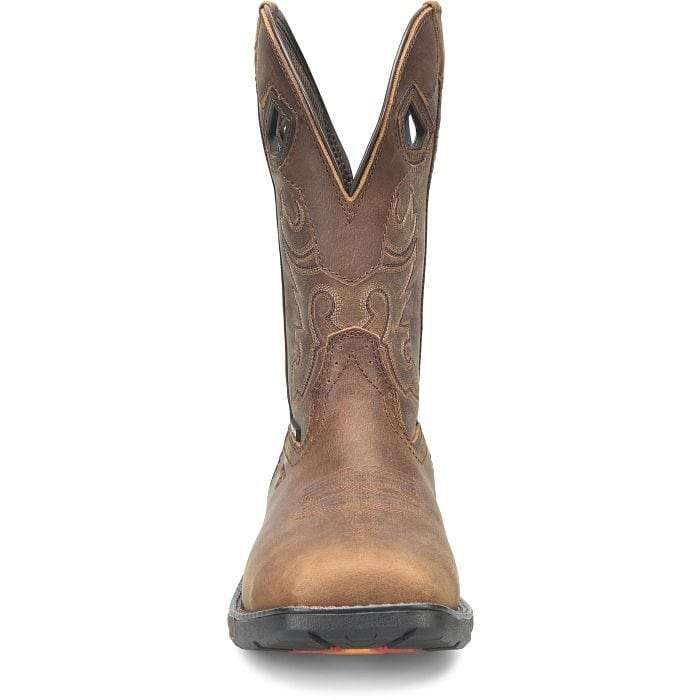 DOUBLE H Boots Double H Men's Phantom Rider Wilmore Brown Composite Toe Roper Work Boots DH5370