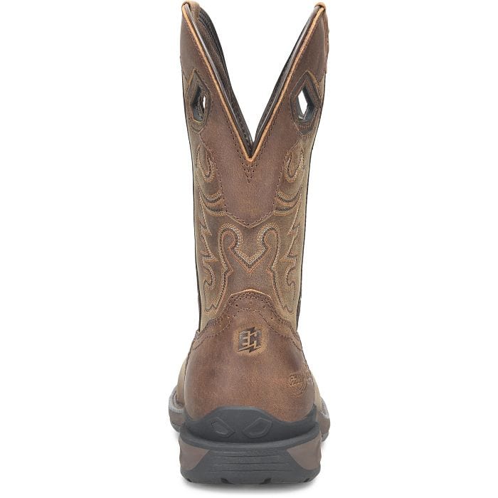 DOUBLE H Boots Double H Men's Phantom Rider Wilmore Brown Composite Toe Roper Work Boots DH5370