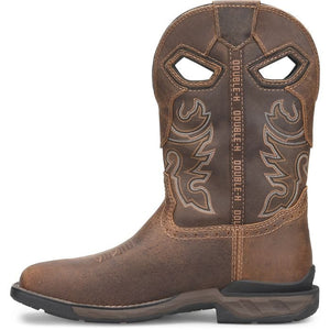 DOUBLE H Boots Double H Men's Phantom Rider Wilmore Waterproof Square Toe Roper Boots DH5380