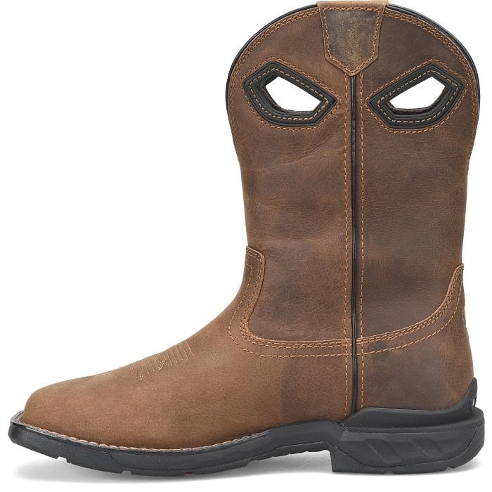 DOUBLE H Boots Double H Men's Phantom Rider Zane Brown Composite Toe Roper Work Boots DH5367