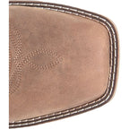 DOUBLE H Boots Double H Men's Portal Phantom Rider Brown Square Toe Roper Boots DH5382