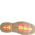 DOUBLE H Boots Double H Men's Portal Phantom Rider Brown Square Toe Roper Boots DH5382