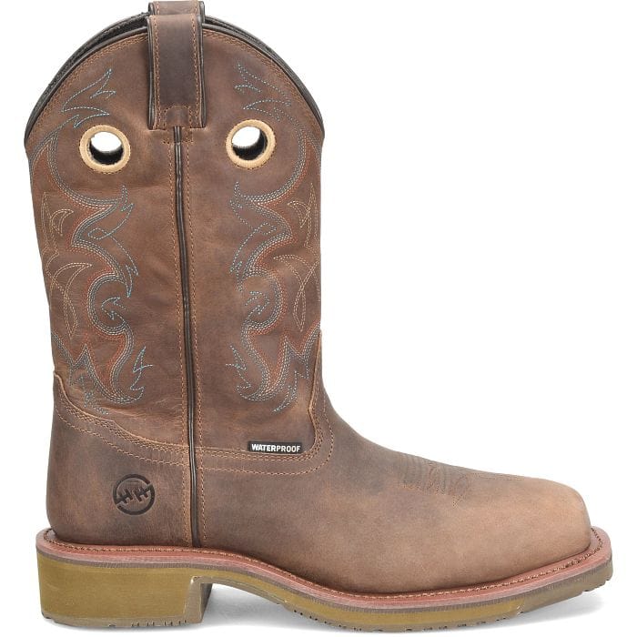 DOUBLE H Boots Double H Men's Roy Brown Composite Toe Waterproof Work Boots DH5246