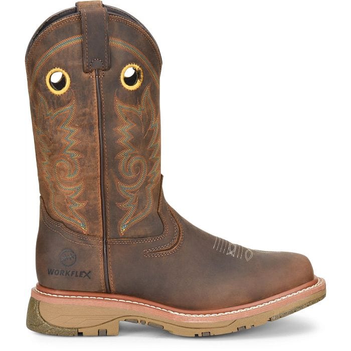 DOUBLE H Boots Double H Men's Workflex Elijah Brown Composite Toe Work Boots DH5241