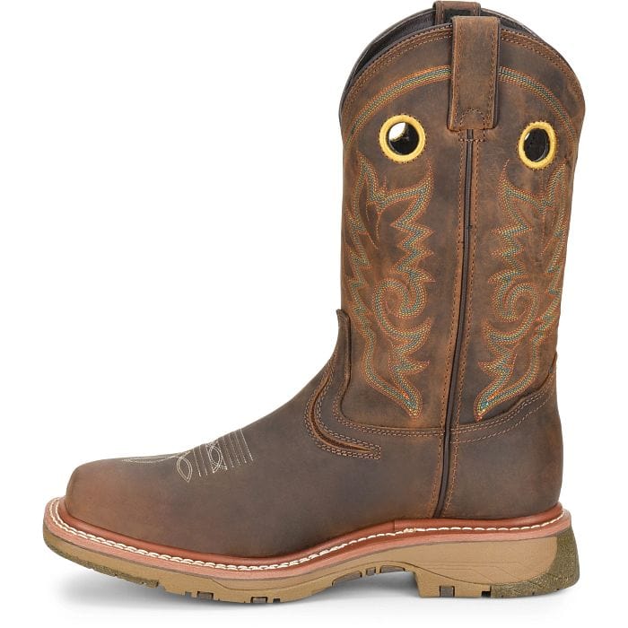 DOUBLE H Boots Double H Men's Workflex Elijah Brown Composite Toe Work Boots DH5241