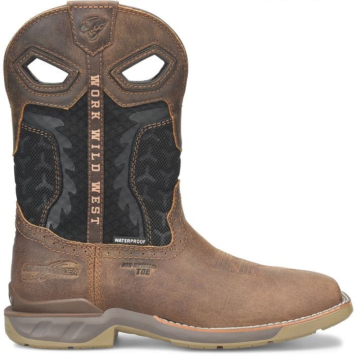 DOUBLE H Boots Double H Men's Zenon Phantom Rider Brown Composite Toe Waterproof Roper Work Boots DH5366