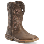 DOUBLE H Boots Double H Women's Ari Phantom Rider Brown Composite Toe Work Boots DH5374