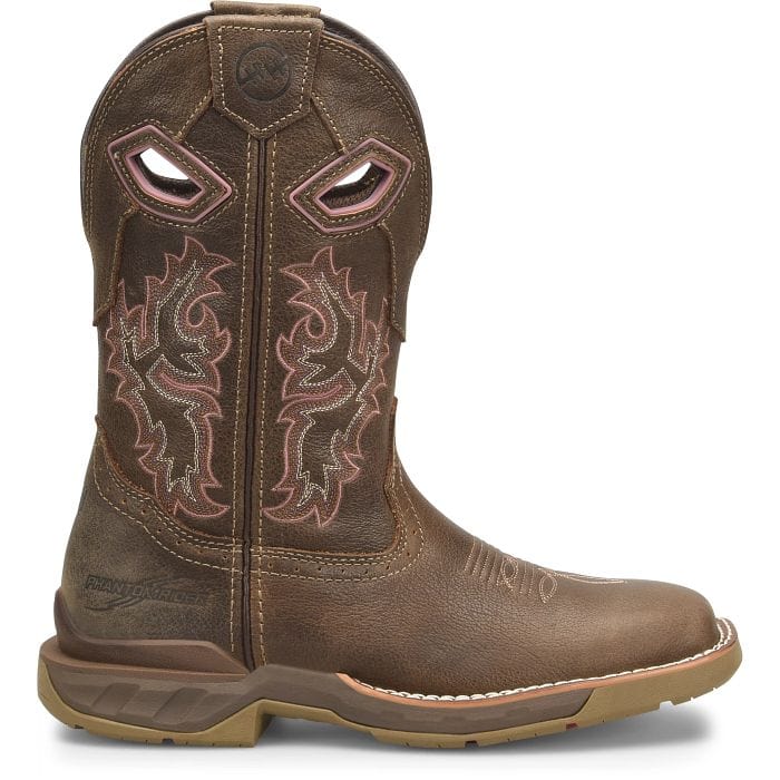 DOUBLE H Boots Double H Women's Ari Phantom Rider Brown Composite Toe Work Boots DH5374