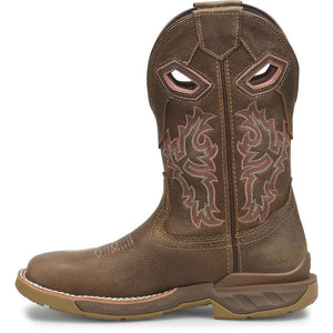 DOUBLE H Boots Double H Women's Ari Phantom Rider Brown Composite Toe Work Boots DH5374