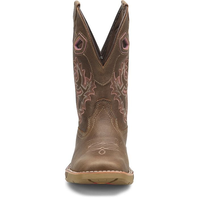 DOUBLE H Boots Double H Women's Ari Phantom Rider Brown Composite Toe Work Boots DH5374