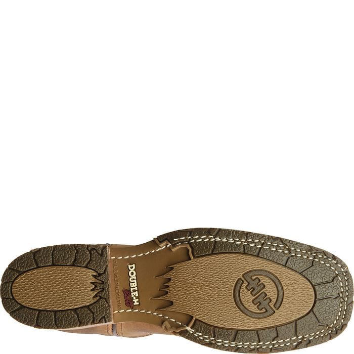 DOUBLE H Boots Double H Women's Charity Brown Square Toe Work Boots DH5314