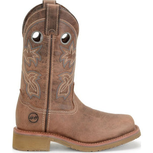 DOUBLE H Boots Double H Women's Haddie Brown Composite Toe Work Boots DH2411