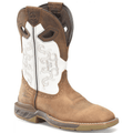 DOUBLE H Boots Double H Women's Phantom Rider Brave Brown Square Toe Work Boots DH5425
