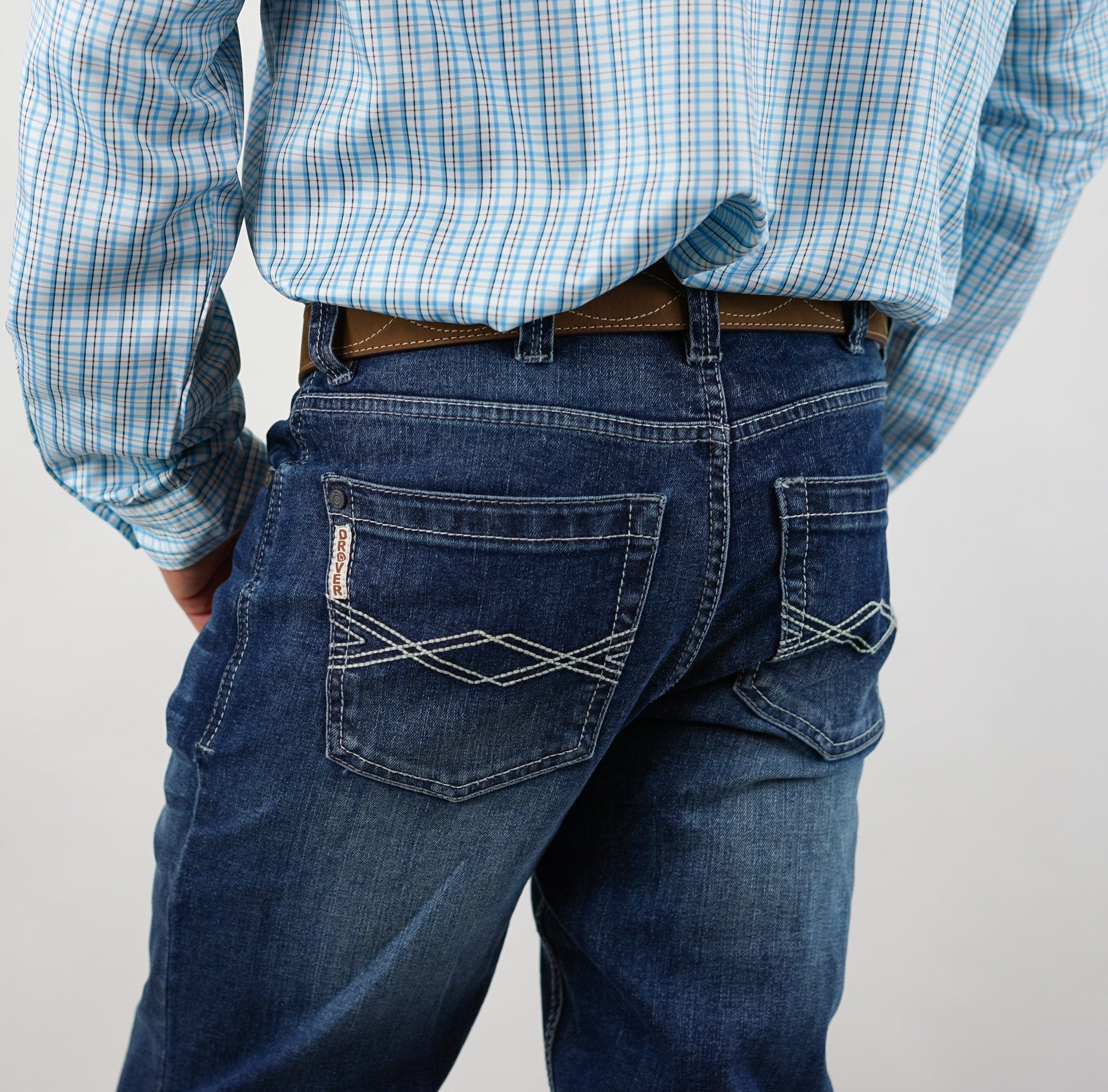 Denim Jeans - Badlands Fit - STRETCH Fabric, Slim, Low-Rise