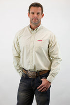 Drover Cowboy Threads Shirts Signature Series - Sidewinder - Solid Oatmeal, Option Cuff, Classic Fit Shirt