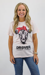 Drover Cowboy Threads Shirts T-Shirt - Cute Heifer Tee - Light Pink