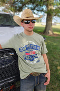 Drover Cowboy Threads Shirts T-Shirt - Don't Tread On Freedom - Heathered Green