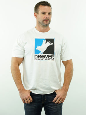 Drover Cowboy Threads Shirts T-Shirt - Drover Rodeo - White