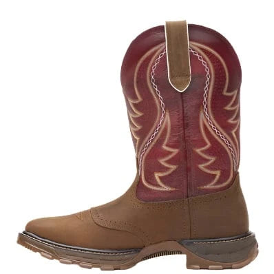 DURANGO BOOTS Boots Durango Men's Maverick XP Briar Brown & Crimson Western Work Boot DDB0479