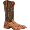 DURANGO BOOTS Boots Durango Men's PRCA Full Quill Ostrich Square Toe Exotic Western Boots DDB0472