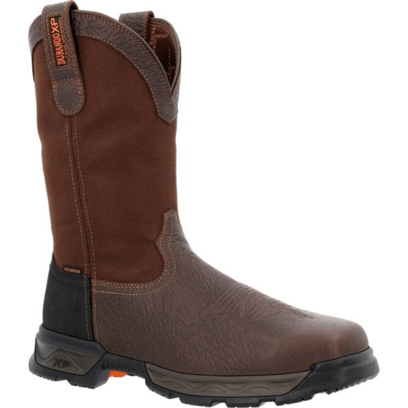 DURANGO BOOTS Boots Durango Men's Ranger XP Brown Steel Toe Pull On Work Boots DDB0458