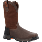 DURANGO BOOTS Boots Durango Men's Ranger XP Brown Steel Toe Pull On Work Boots DDB0458