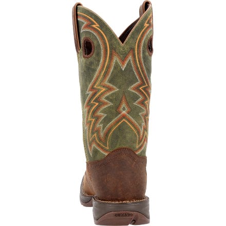 DURANGO BOOTS Boots Durango Men's Rebel Dark Chestnut/Hunter Green Western Boots DDB0390