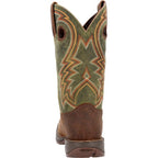 DURANGO BOOTS Boots Durango Men's Rebel Dark Chestnut/Hunter Green Western Boots DDB0390