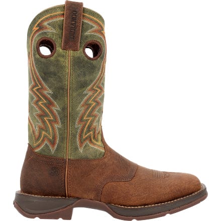 DURANGO BOOTS Boots Durango Men's Rebel Dark Chestnut/Hunter Green Western Boots DDB0390