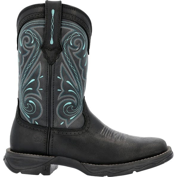 Durango Women's Lady Rebel Black Teal Western Boots DRD0462