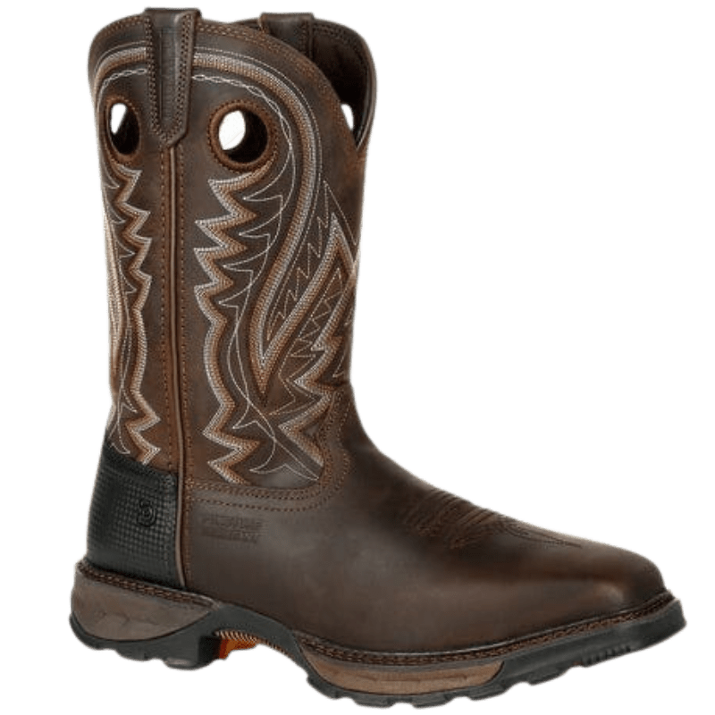Durango Maverick Men's Chocolate Brown Steel Toe Western Work Boot DDB ...