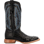 Durango Boots Durango Men's Black Full Quill Ostrich Square Toe Exotic Western Boots DDB0469