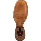 Durango Boots Durango Men's Black Full Quill Ostrich Square Toe Exotic Western Boots DDB0469