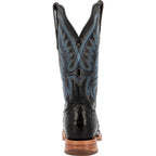 Durango Boots Durango Men's Black Full Quill Ostrich Square Toe Exotic Western Boots DDB0469