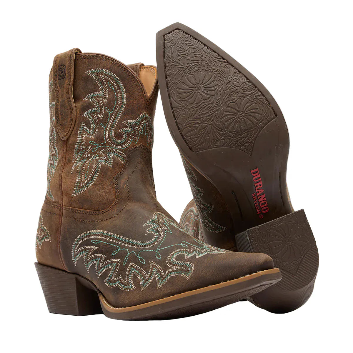 DURANGO Boots Durango Women's Driftwood Shyloh Pony Western Booties DRD0492