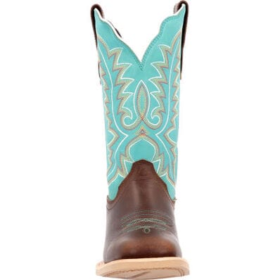 Durango Boots Durango Women's Rebel Pro Bay Brown Arctic Blue Western Boots DRD0443
