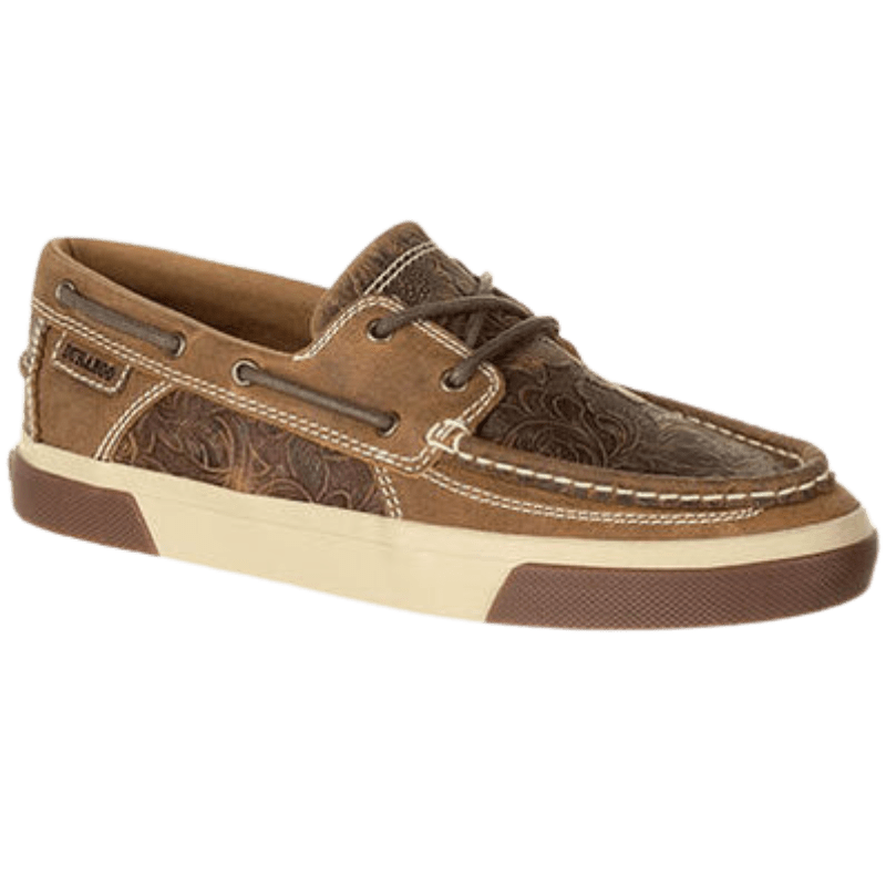 Durango Shoes Durango Women's Music City Western Embossed Boat Shoes DRD0233