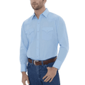 Ely & Walker Shirts Ely Walker Men's Light Blue Long Sleeve Western Shirt 1520190582