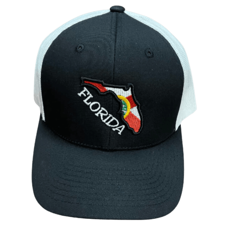FLORIDA COUNTY LINE Hats Florida County Line Men's Florida Flag Snapback Ball Cap