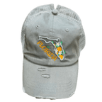 FLORIDA COUNTY LINE Hats Florida County Line Women's Orange Blossom Ponytail Hat