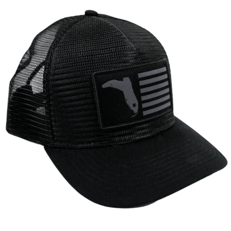 Florida Heritage Men's Black Logo/Heather Grey Snapback Ball Cap