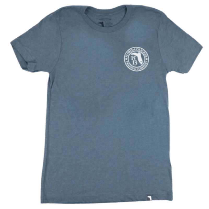 Florida Cracker Trading Company Shirts Florida Cracker Trading Co. Men's Blue Propellar Boot SS T-Shirt