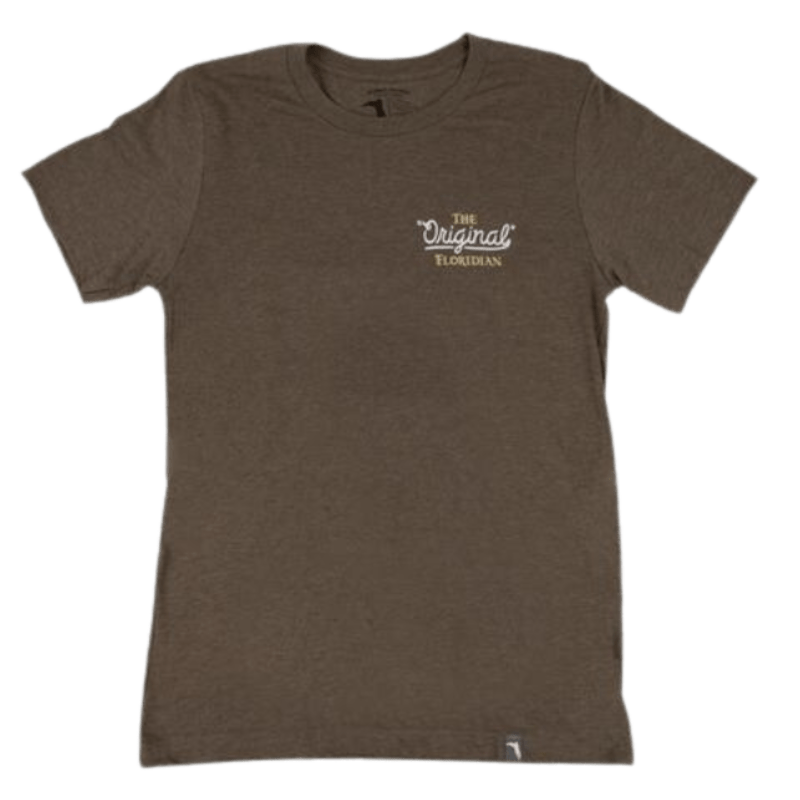 Florida Cracker Trading Company Shirts Florida Cracker Trading Co. Men's Distressed Brown Signature Boot SS T-Shirt