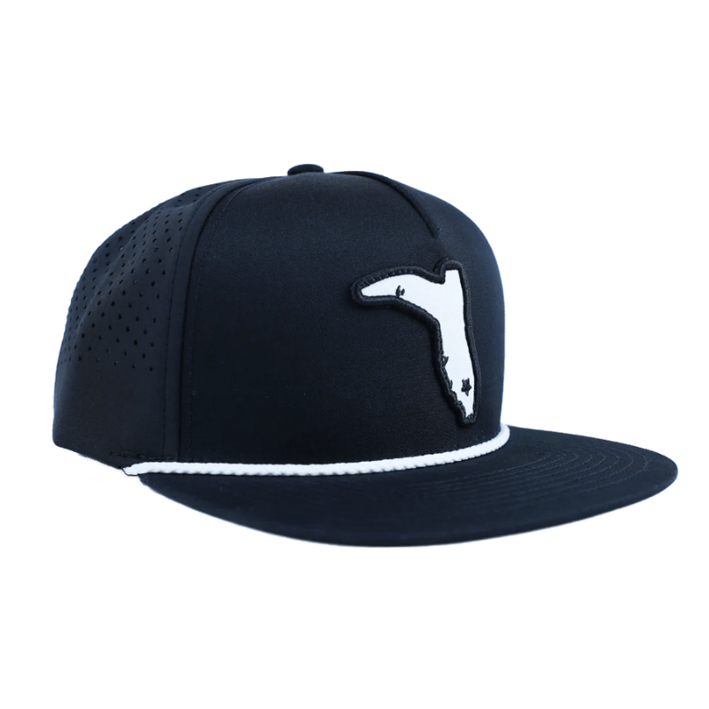 FLORIDA CRACKER TRADING Hats - Fashion - Ball Cap& - Visor FLATBILL BLACK/BLACK
