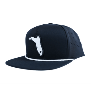 FLORIDA CRACKER TRADING Hats - Fashion - Ball Cap& - Visor FLATBILL BLACK/BLACK
