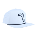 FLORIDA CRACKER TRADING Hats - Fashion - Ball Cap& - Visor FLATBILL WHITE/WHITE