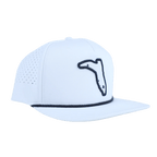 FLORIDA CRACKER TRADING Hats - Fashion - Ball Cap& - Visor FLATBILL WHITE/WHITE