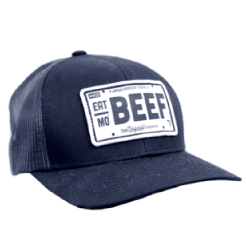 Florida Cracker Trading Co. Men's Eat Mo' Beef Black Patch Hat
